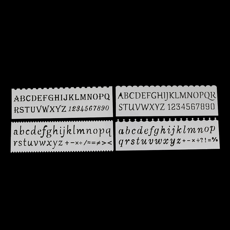 Betű hullám alakú barkácsolás kézműves üreges rétegező sablon falfestéshez Scrapbooking bélyegző album dekoratív dombornyomó sablon