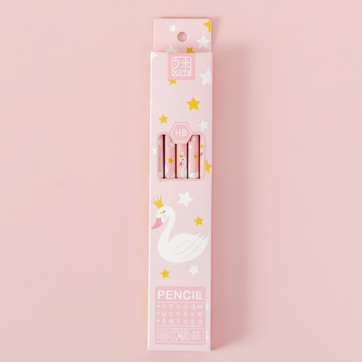 10 koka zīmuļi kastēs ar dzēšgumiju HB zīmulis Karikatūra planēta rakstīšanas pildspalva jauka Studentu pildspalva kawaii Skolas piederumi dāvanas pildspalvas balva