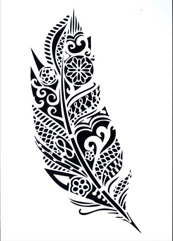 A4 29 * 21cm pene Șabloane DIY Pictură de perete Album de însemnări de colorat Album de reliefare Șablon de hârtie decorativă, perete