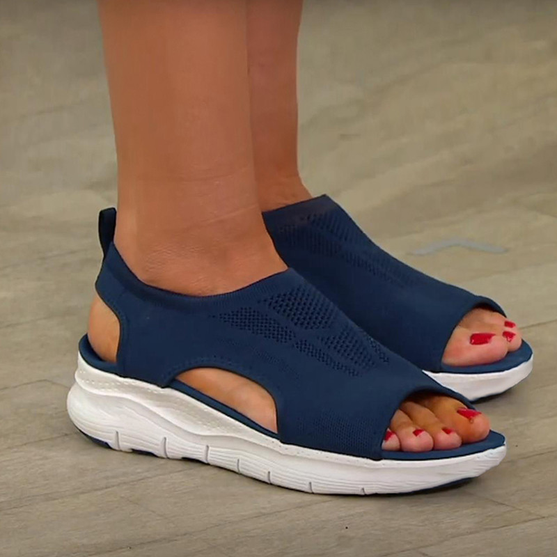 Nove ženske sandale 2022. Ljetne sandale s otvorenim prstima Ženske cipele s platformom Prozračne, udobne, lagane cipele velikih veličina