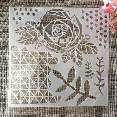 20*20cm päevalilleoranž DIY kihistusšabloonid maalimine väljalõigete album värvimine reljeefalbumi dekoratiivmall