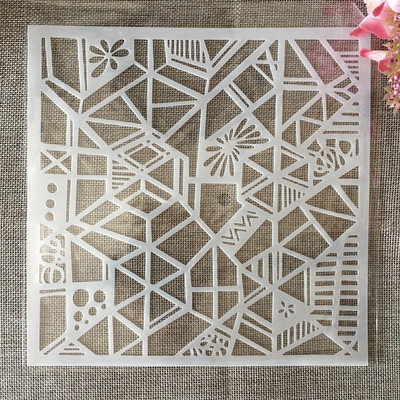 20*20cm päevalilleoranž DIY kihistusšabloonid maalimine väljalõigete album värvimine reljeefalbumi dekoratiivmall