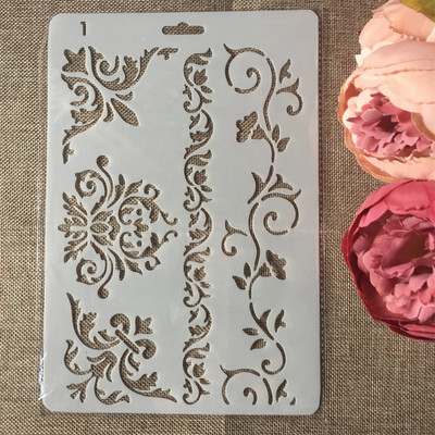 1 tk 27,5x19 cm liblikas meisterdamine käsitöö kihistusšabloonid maalimine väljalõigete album tembeldamine reljeef Album paberkaardi mall