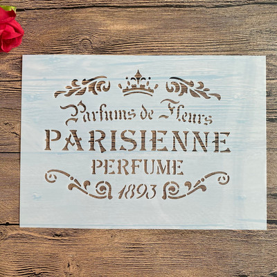 A4 29 * 21cm kiri DIY Šabloonid Seinamaalid Väljalõigete album Värvimine Reljeef Album Dekoratiivne Paberkaart Mall Koogi šabloon