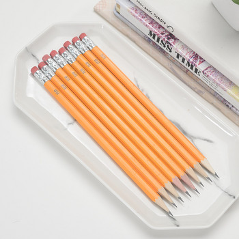 10 бр. / лот дървен молив HB молив с гумичка детски молив за рисуване училищни канцеларски материали