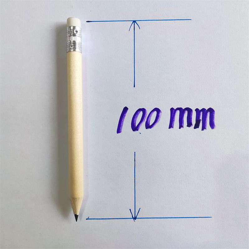 10PCS olovaka s gumicama Kratke olovke za golf u boji drveta poslovno reklamiranje hotelskih olovki dječji školski pribor