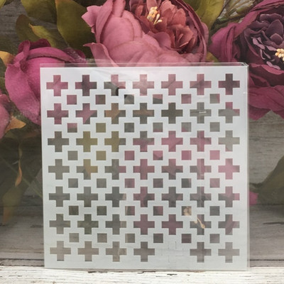 1kom 5*5" Stars Line šablone za zidne slike, album za utiskivanje u boji, album za utiskivanje, ukrasni papirnati predložak kartice