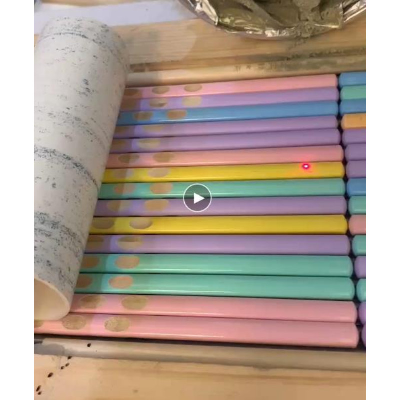 6 Creion Macaron Creion de scris Creion de șters etern Creion Kawaii Papetărie Rechizite școlare