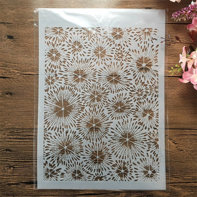 A4 29cm Thin Grass Texture DIY Layering Stencils Wall Painting Scrapbook Coloring ανάγλυφο διακοσμητικό πρότυπο άλμπουμ