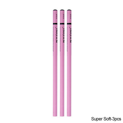 3 tk/komplekt HB Sketch söepliiats Pehme/keskmine/kõva süsinikpliiatsid Kunstiõpilase spetsiaalne käsitsi maalitud maalimise joonistamise eksami pliiats