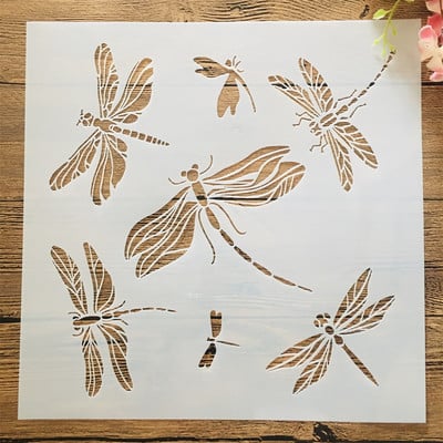 30*30cm-es Mandala Bee Kaptár barkácsolás Rétegező Sablonok Falfestés Scrapbook Színező Dombornyomó Album Díszsablon