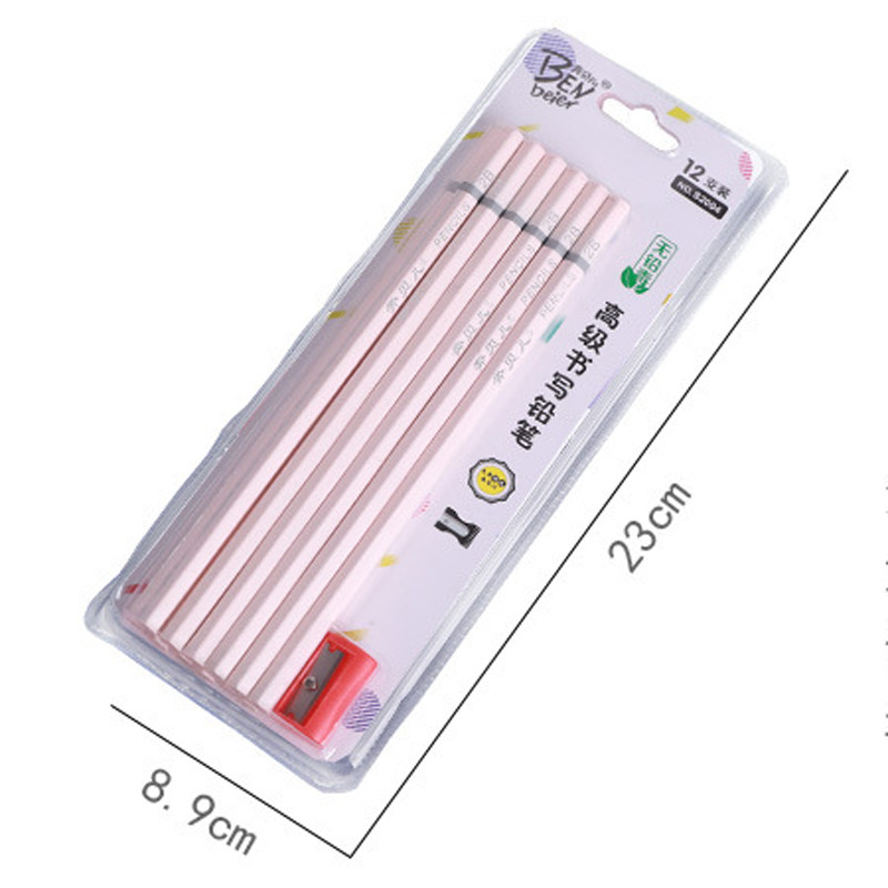 12 kom / set slatke kawaii crtane žele olovke 2B standardne skice projekta crteža drvene olovke za pisanje