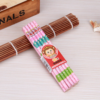 10 tk Kvaliteetne naturaalne HB pliiats Professionaalne värvimiskooli pliiats