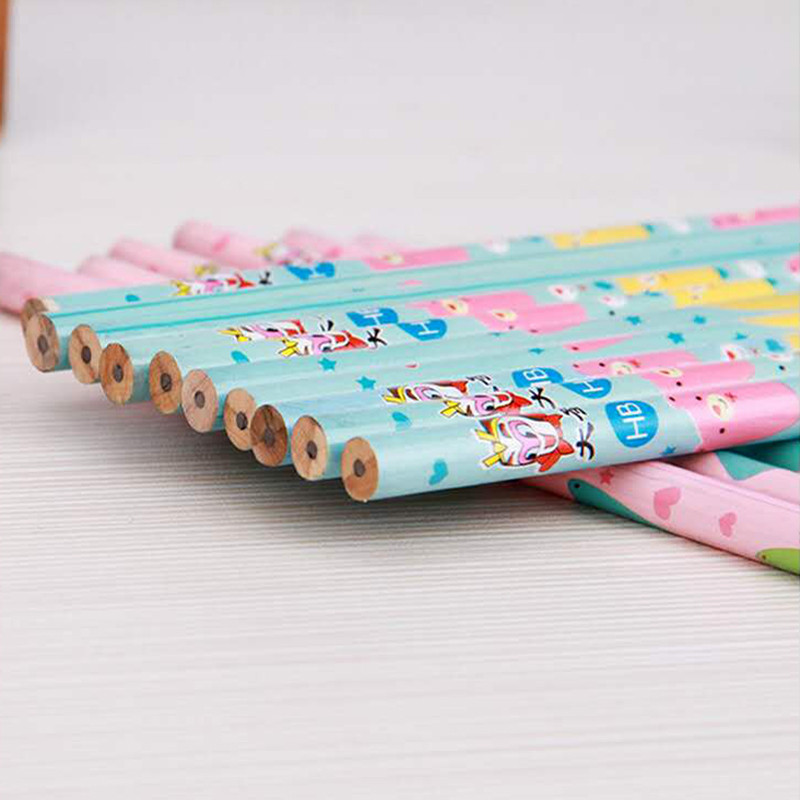 10 tk Kvaliteetne naturaalne HB pliiats Professionaalne värvimiskooli pliiats