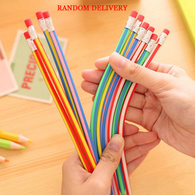 5PC Creative 18cm zīmulis deformācijas locīšana mīksts zīmulis dāvanas sākumskolas skolēniem lapices карандаши для рисования