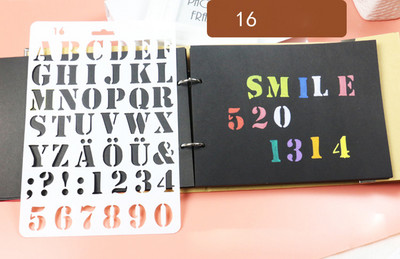 1 kom. Kreativni DIY stil slova, šuplji cvijet, predložak za ručno slikanje, šablona za album, šablona, ikona, poklon za djecu