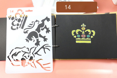 1 kom. Kreativni DIY stil slova, šuplji cvijet, predložak za ručno slikanje, šablona za album, šablona, ikona, poklon za djecu