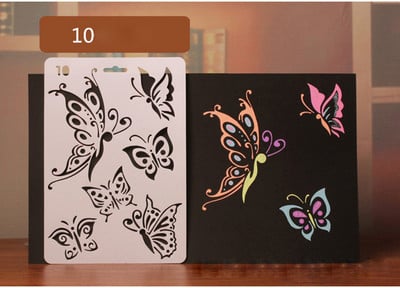 1 kom. Kreativni DIY stil slova, šuplji cvijet, predložak za ručno slikanje, šablona za album, šablona, ikona, poklon za djecu