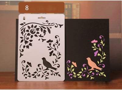 1 kom. Kreativni DIY stil slova, šuplji cvijet, predložak za ručno slikanje, šablona za album, šablona, ikona, poklon za djecu