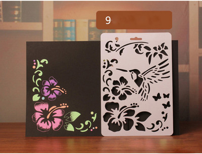 1 kom. Kreativni DIY stil slova, šuplji cvijet, predložak za ručno slikanje, šablona za album, šablona, ikona, poklon za djecu