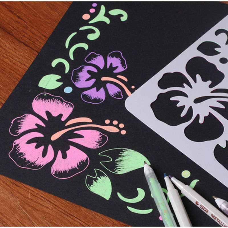 1 kom. Kreativni DIY stil slova, šuplji cvijet, predložak za ručno slikanje, šablona za album, šablona, ikona, poklon za djecu