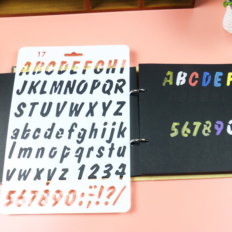 1 kom. Kreativni DIY stil slova, šuplji cvijet, predložak za ručno slikanje, šablona za album, šablona, ikona, poklon za djecu