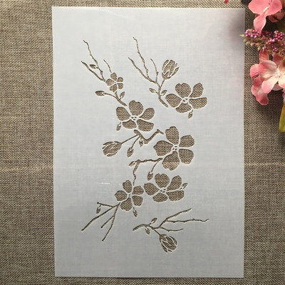 A4 29 cm 3D viļņotu punktu faktūra DIY slāņošanas trafareti sienu gleznojumi albums Krāsošana ar reljefu albumu dekoratīvā veidne