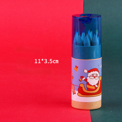 12 komada slatkih božićnih grafitnih olovaka u 12 boja Studentski umjetnik Slikarska olovka s šiljilom Božićni darovi Pribor