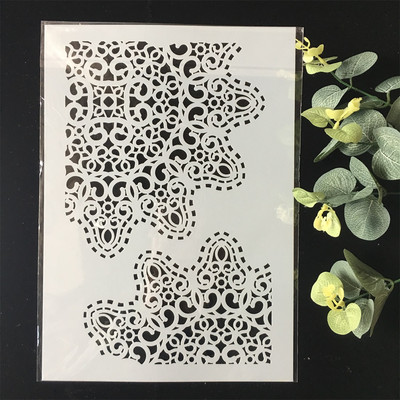 A4 29*21 cm dugi listovi riječi DIY šablone za nanošenje slojeva zidne slike spomenar bojanje album za utiskivanje ukrasni predložak