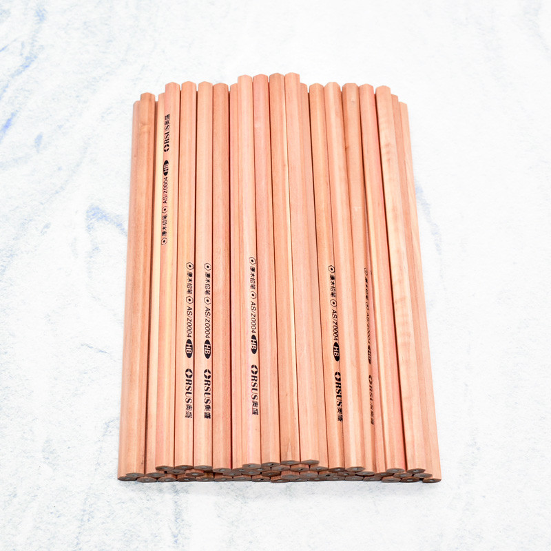 10 vnt medinių pieštukų šešiakampė korekcinė rankena „Learn Pencil“ pradinės mokyklos HB rašiklio rašymo pieštukų rinkinys