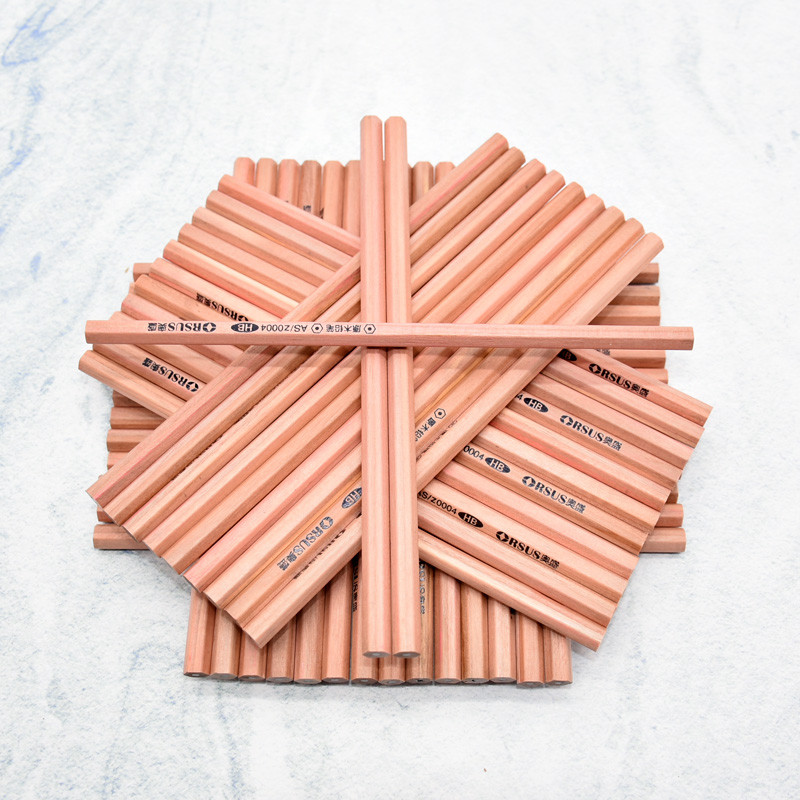 10 vnt medinių pieštukų šešiakampė korekcinė rankena „Learn Pencil“ pradinės mokyklos HB rašiklio rašymo pieštukų rinkinys