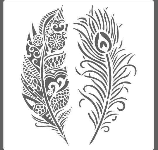Badu.bg 30 * 30 см размер diy занаят мандала форма за перо за рисуване ...