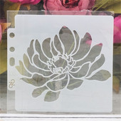 14*13 cm veliki cvjetovi DIY šablone za nanošenje slojeva Zidne slike Spomenar Bojanje Reljefni album Predložak za ukrasne kartice