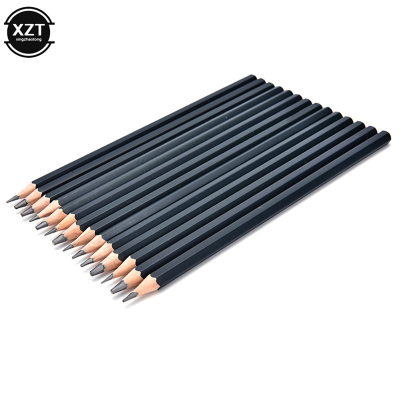 CCC 14 komada profesionalne olovke za pisanje skica i crteža pribor za pisanje 1B 2B 3B 4B 5B 6B 7B 8B 10B 12B 2H 4H 6H HB olovka