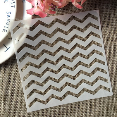 15 cm ģeometriskais rāmis DIY slāņošanas trafareti sienu gleznojumi albums Krāsošana ar reljefu albumu dekoratīvā veidne