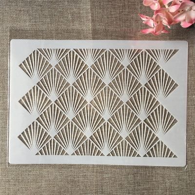 A4 29*21cm kanamunad DIY kihistusšabloonid seinamaaling väljalõigete album värvimine reljeefalbum Dekoratiivne paberist kaardi mall