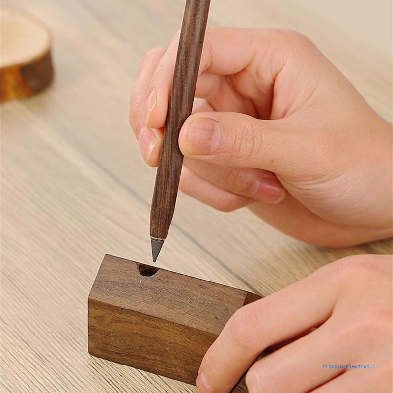 Drvena vječna olovka bez tinte Neograničeno pisanje Ekološki prihvatljiva poslovna olovka s potpisom Uredski pribor