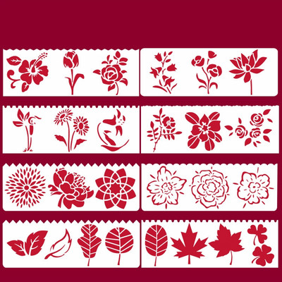 Uus 8 tk/komplekt 18 cm tähestiku tähed isetegemise kihistus šabloonid maalimine väljalõigete album värvimine reljeef album Dekoratiivne kaardi mall