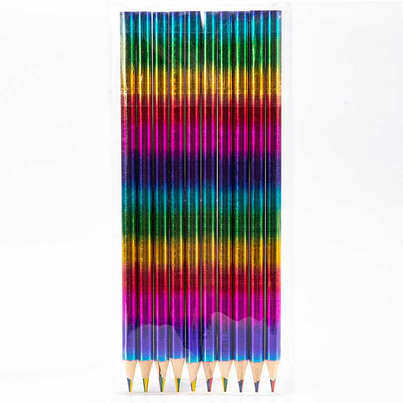 12kom koncentričnih duginih olovaka Drvene bojice za slikanje Kawaii set olovaka u boji Dječje olovke za crtanje grafita Školski pribor