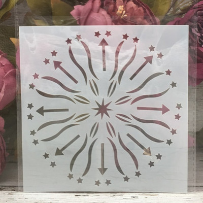 8Pcs/Set 6" Leaves Circle Cloud DIY Šablone za slojeve Slikanje Spomenar Bojanje Reljefni album Predložak za ukrasne kartice