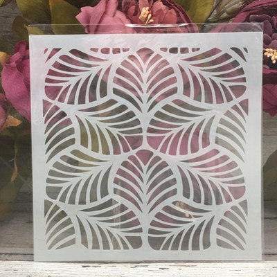 8Pcs/Set 6" Leaves Circle Cloud DIY Šablone za slojeve Slikanje Spomenar Bojanje Reljefni album Predložak za ukrasne kartice