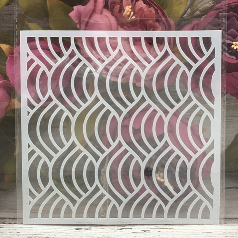 8Pcs/Set 6" Leaves Circle Cloud DIY Šablone za slojeve Slikanje Spomenar Bojanje Reljefni album Predložak za ukrasne kartice