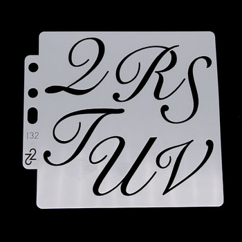 5 бр. Шаблони за наслояване на букви графити, ръчно копирана дъска, издълбан фотоалбум, графичен инструмент за рисуване със спрей