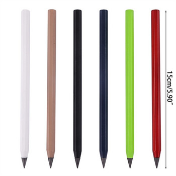 Метална писалка без мастило, алуминиева вечен молив, изтриваема писалка, вечен молив J60A