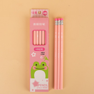 12 buc/cutie Creioane de școală Cadouri de papetărie Kawaii pentru copii Urs de animale din desene animate Creioane drăguțe pentru elev de școală