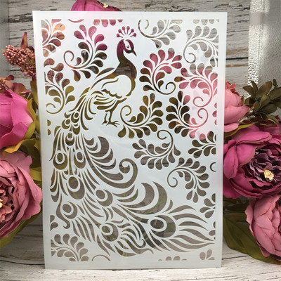 A4 29cm Dandelion DIY Layering Stencils Wall Painting Scrapbook Coloring ανάγλυφο άλμπουμ Διακοσμητικό χάρτινο πρότυπο κάρτας