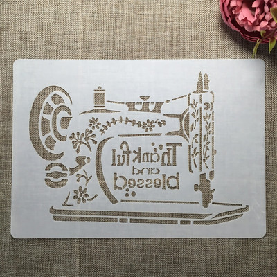 A4 29cm bicykel kvet slová DIY vrstvené šablóny nástenná maľba scrapbooking vyfarbovanie embossovanie album dekoratívna šablóna