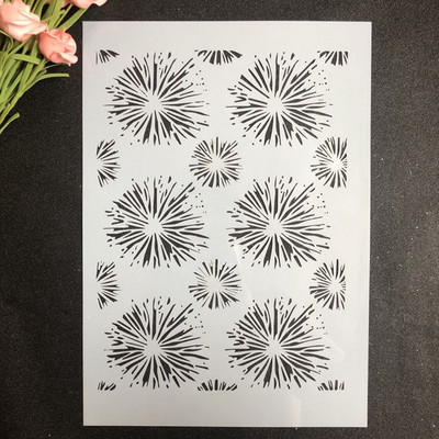 Zidna šablona za rukotvorine veličine A4 za slikanje na drvu, tkanini, zidovima Art Room Decal Scrapbooking Album za utiskivanje Papirnate kartice