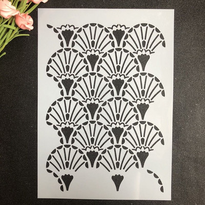 Zidna šablona za rukotvorine veličine A4 za slikanje na drvu, tkanini, zidovima Art Room Decal Scrapbooking Album za utiskivanje Papirnate kartice