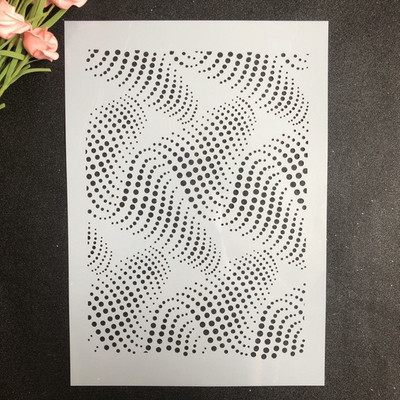 Zidna šablona za rukotvorine veličine A4 za slikanje na drvu, tkanini, zidovima Art Room Decal Scrapbooking Album za utiskivanje Papirnate kartice